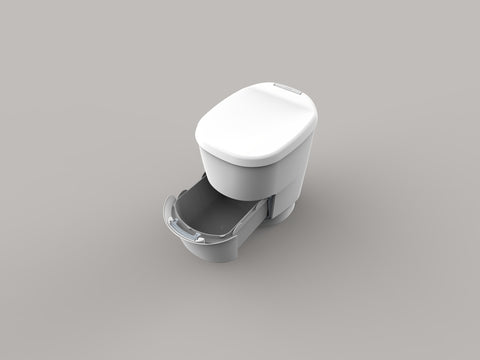 Clesana C1 – WC senz'acqua con base rotonda