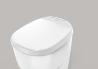 Clesana C1 – wasserlose Toilette mit Rundsockel / Campingtoilette / Camping-WC