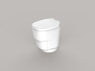 Clesana C1 – wasserlose Toilette mit Rundsockel / Campingtoilette / Camping-WC