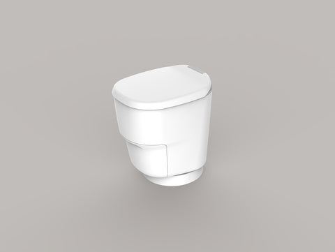 Clesana C1 – WC senz'acqua con base rotonda