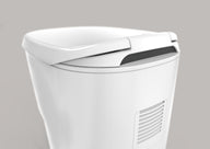 Clesana C1 – wasserlose Toilette mit Rundsockel / Campingtoilette / Camping-WC
