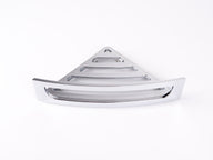 Étagère d'angle, plastique, chromé, 226 x 226 x 74 mm