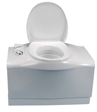 Cassettentoilette C402-X elektrisch, weiss, rechts