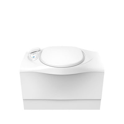 Cassettentoilette C402-X elektrisch, weiss, rechts