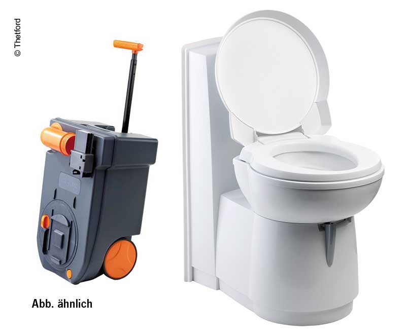 Cassettentoilette C263-CSL elektrisch plastik weiß