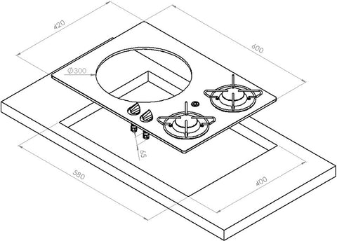 Combinazione fornello-lavello