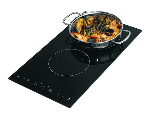 plaque de cuisson vitrocéramique 230V avec 2 foyers