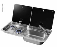 Camping Bus Set 50 KC - Combinazione cucina-lavello e frigorifero integrato