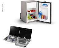 Camping Bus Set 50 KC - Combinazione cucina-lavello e frigorifero integrato