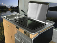 Plaque de cuisson et radiateur en vitrocéramique Wallas - Argent