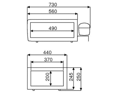 Kühlschublade CoolMatic CD30, 30 Liter - Front weiß