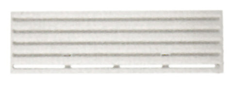 Winterabdeckung für Thetford-Lüftungsgitter f. Kühlschrank 13x43,5 cm weiß