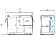 Frigorifero con compressore CampCooler 40