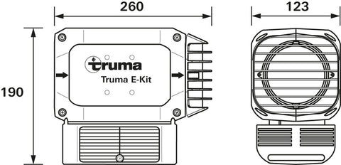 Truma VarioHeat E-Kit, riscaldatore elettrico supplementare come supplemento. a VarioHeat