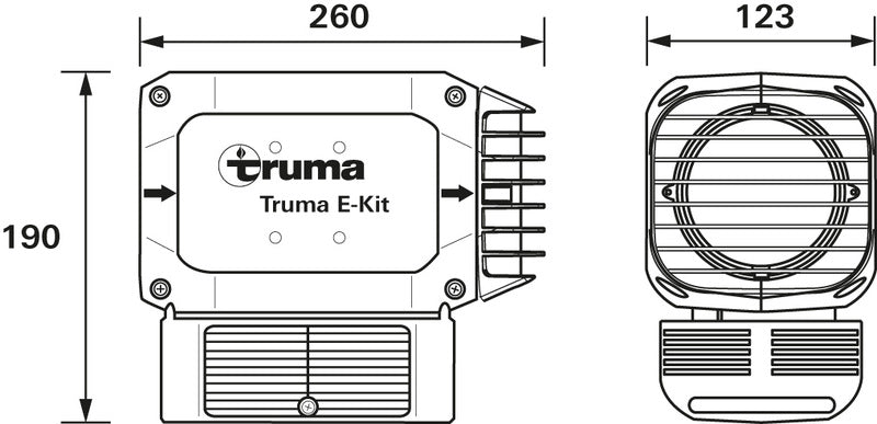 Truma VarioHeat E-Kit, zusatz Elektroheizung als Ergänz. zu VarioHeat