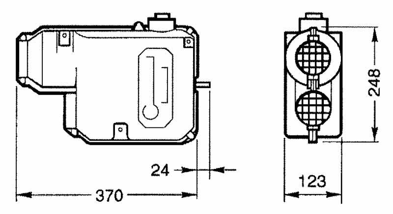 Bodenkamin für E2400 lang