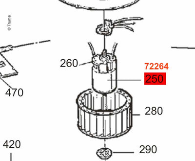 Gleichstrommotor E40*12V