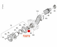 collier de serrage pour tuyau d'échappement E2400