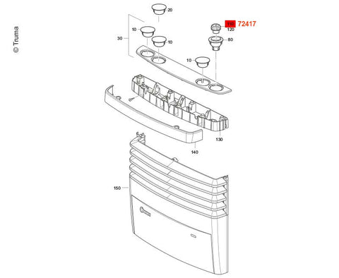 Manopola rotante per S3004/S5004