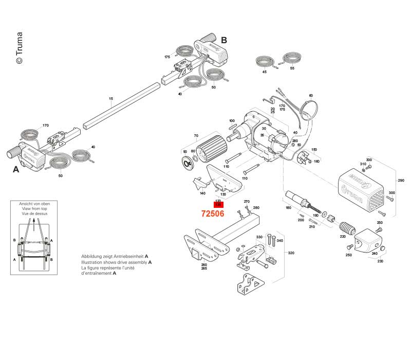 Abdeckplatte Motor"B" SER