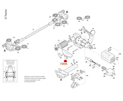 Abdeckplatte Motor"B" SER