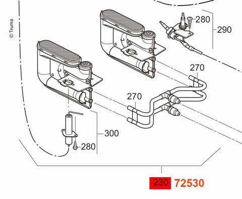 ensemble de brûleurs S5002 30mbar