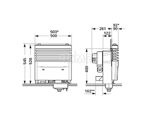 Truma Trumatic S5004 per 2 ventilatori - 30 mbar