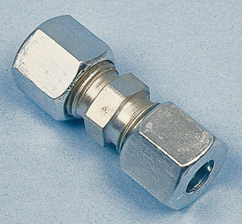 Collegamento a vite con anello tagliente 8mm dritto