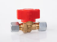 Valvola di intercettazione a chiusura rapida a 1 via per tubo del gas da 8 mm