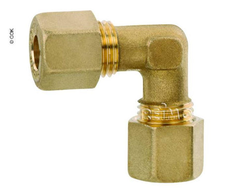 Raccordo a vite W 8mm ottone