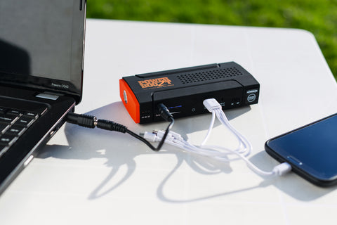 Multi-power bank: avviatore di emergenza, caricabatteria, power bank, corrente di avviamento max. 600A