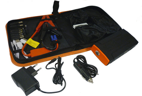 Multi-power bank: avviatore di emergenza, caricabatteria, power bank, corrente di avviamento max. 600A