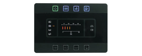 Sistemi di visualizzazione e commutazione flessibili per alimentazione elettrica a 12 V