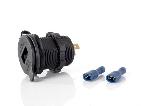 Voltmètre LED avec prise de charge USB intégrée 12 V / 24 V