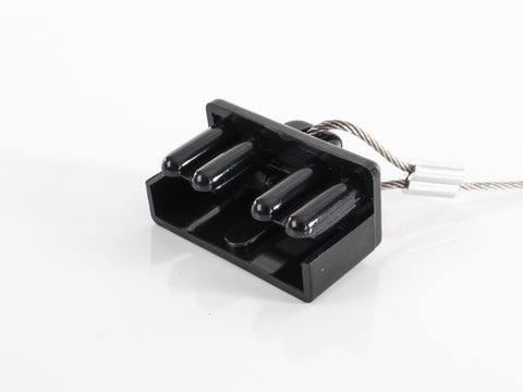Capuchon de protection avant pour connecteurs 50 A (style Anderson)