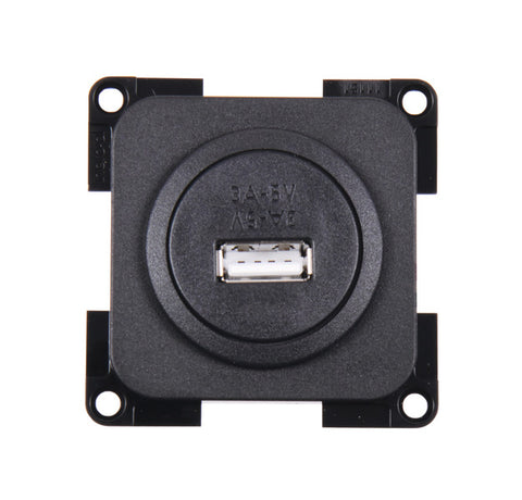 Presa di ricarica USB unidirezionale Colore: grigio ardesia