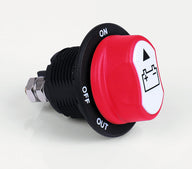 Coupe-batterie mini 100 A – 12, 24 V, ON-OFF-OUT