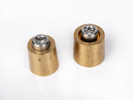 Adaptateur de borne de batterie Carbest M6 – lot de 2 pour pôle positif et négatif, borne conique SAE