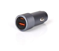 Dual USB Ladegerät für Kfz-Zigarettenanzünder – USB-A + USB-C, 12, 24 V