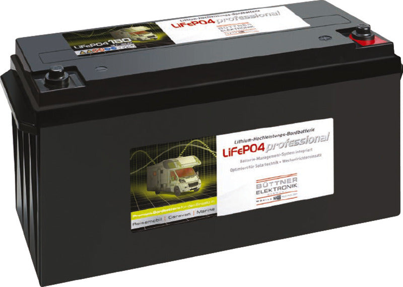 LiFePo4 Bordbatterie mit Lithium Technologie 12V 180Ah