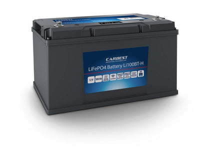 Carbest Li100BT-H Lithium-Batterie mit Bluetooth-Technologie und Heizfunktion