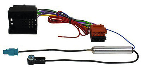 Câble adaptateur radio VWT5, Most vers ISO + alimentation fantôme Fakra ISO