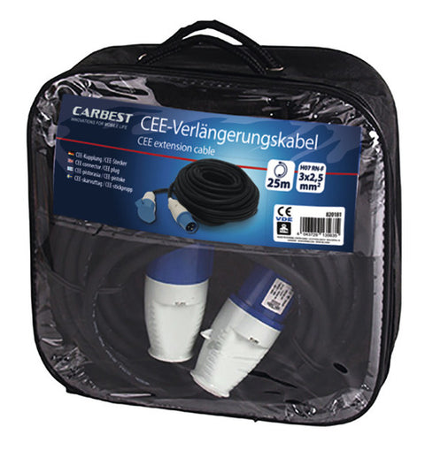 Cavo prolunga CEE H07RN-F 3 x 2,5 mm² - 10 m