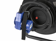 CEE-Kabeltrommel 25 m mit Winkelkupplung – H07RN-F 3G2,5 mm², CEE 230 V , 16 A und Schuko-Steckdose