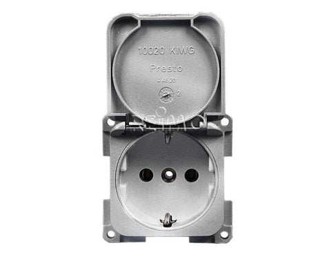 Presa da incasso 230V - Argento