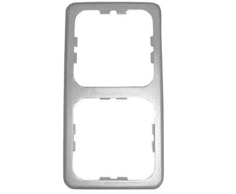 Doppia cornice argento sfusa