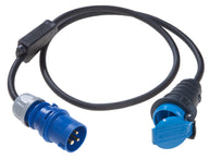 Cavo adattatore, accoppiamento CH, spina CEE, fusibile da 10A