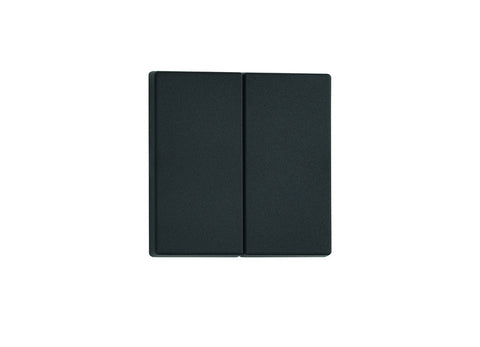 Doppia maniglia a bilanciere per 821685. Colore grigio ardesia. Confezionamento self-service