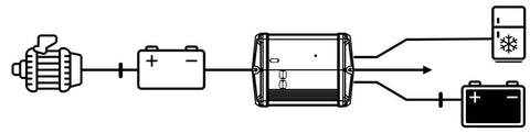 Booster de charge de batterie 25 A