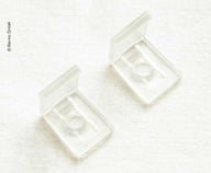 Clips de montage Carbest pour profilé d'angle LED en aluminium - 2 pièces